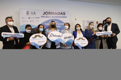 Diputada Dulce Ventura encabeza arranque de la campaña “Noviembre Azul/Chécate"