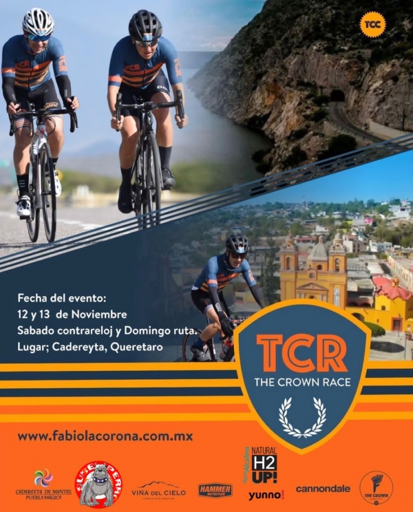 Carrera ciclista " The Crown Race" en Cadereyta 