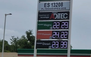 #Gasolinas | Rebasa los $24 el litro gasolina "premium" en Jalpan