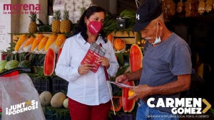 "El ánimo es de cambio, de transformación": Carmen Gómez